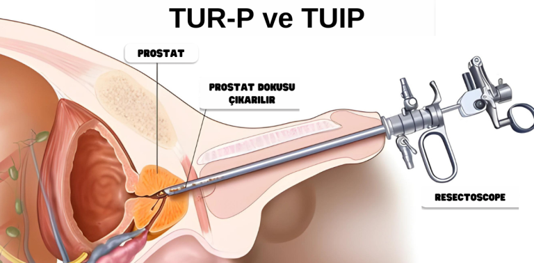 TUR-P ve TUIP — rezektoskop ile prostat ameliyatı